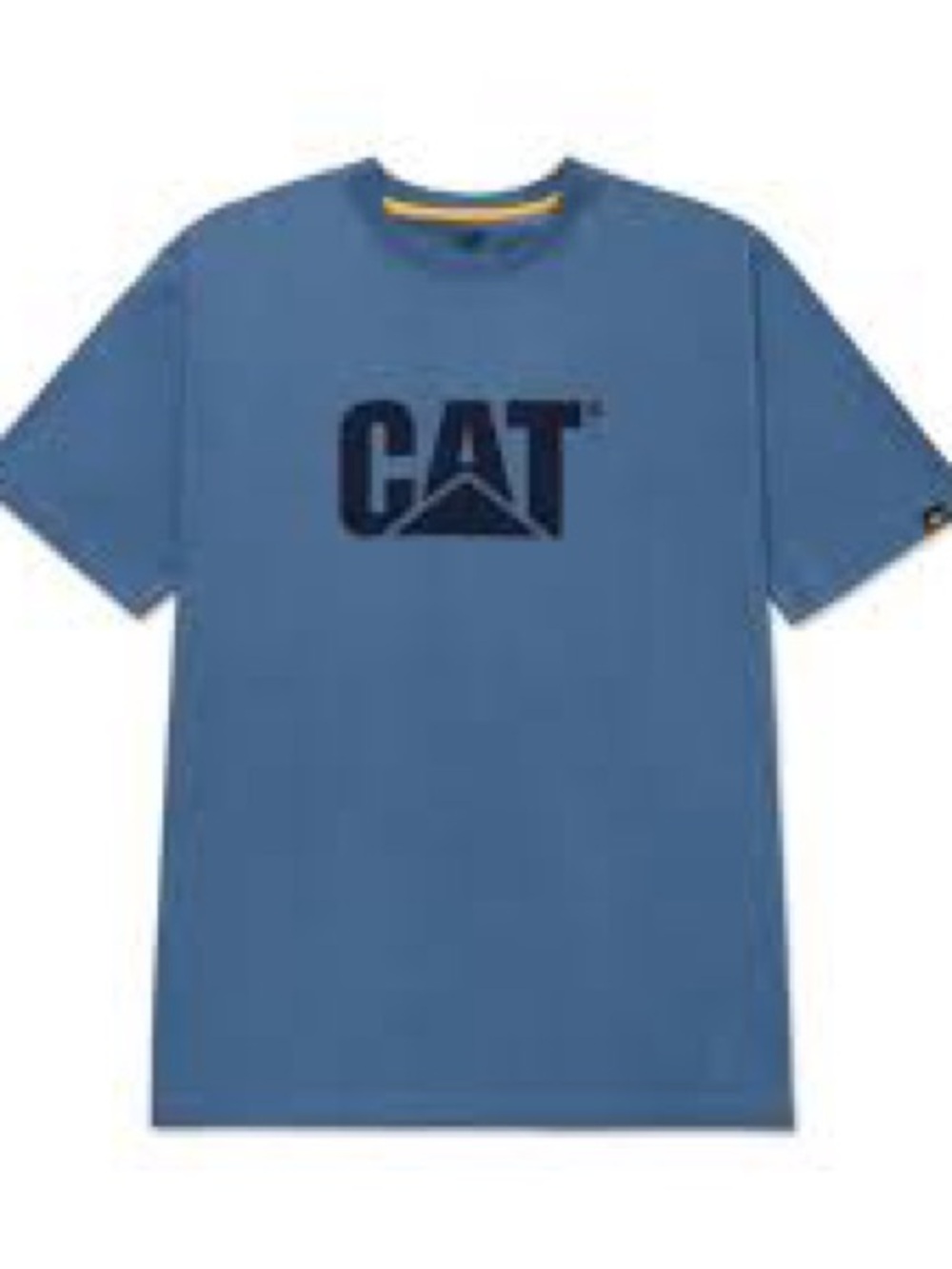 Caterpillar Blue Short Sleeve CAT Logo Tee